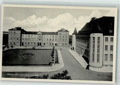 Weiden Bahnhofplatz Verlag Karl Roscher