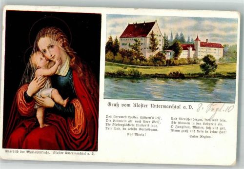Untermarchtal 1910 Kloster Altarbild