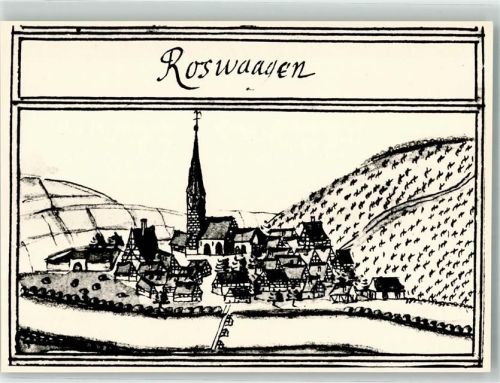 Roßwag Abb. Kiesersches Forstlagerbuch 1680