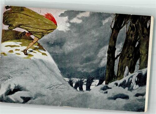 1916 Serie XIII, 5 sign. Pfeiffer Richard : Wehe, der Tauwind weht Allegorie