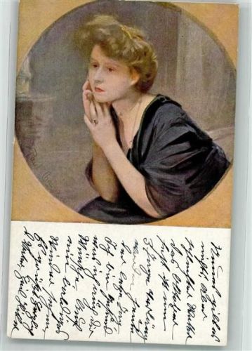 1936 Serie XX, 1 von Chabas : Träumerei Frauen Porträt
