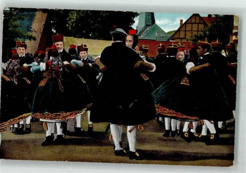 1914 Schwälmer Tracht Hessische Trachten Serie 10 No. 216 Verlag Gust. Mandt