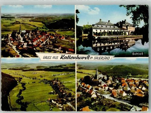 Kallenhardt 1974 Schloss Fliegeraufnahme