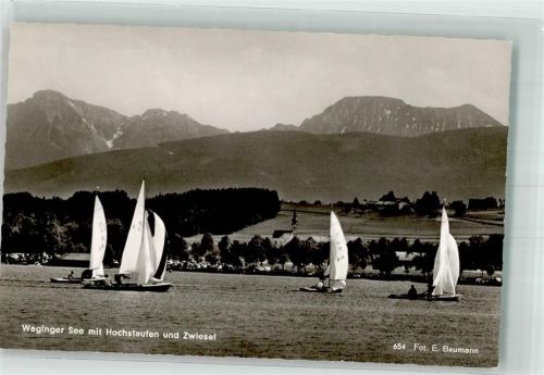 Waging Waginger See mit Hochstaufen und Zwiesel Fotograf Baumann