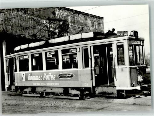 Neuss Straßenbahn Tw 23 der Stadtwerke im Depot Neußerfurth Fotograf Theurer