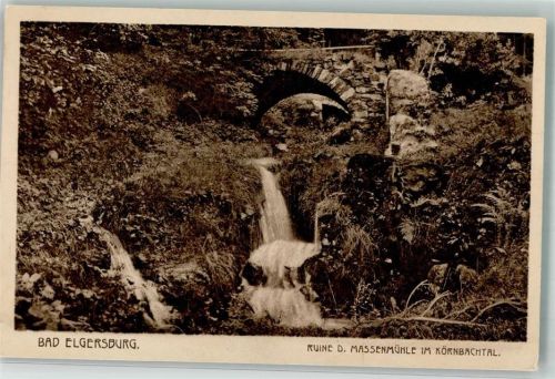98716 O6303 Elgersburg - Ruine d. Massenmühle im Körnbachtal