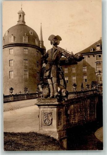Moritzburg Schloss Moritzburg Denkmal Trompeter