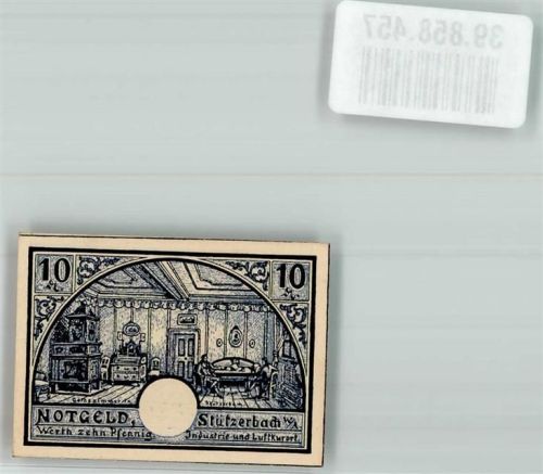 Stützerbach 1921 10 Pfennig