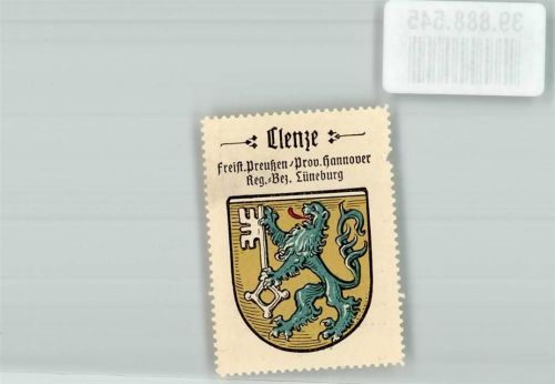 Clenze Freist. Preußen Prov. Hannover Reg. Bez. Lüneburg