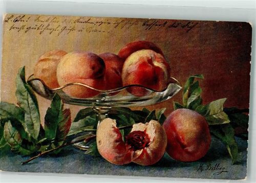 1905 Stillleben Pfirsiche T.S.N. Serie 377