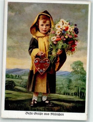 München Lebkuchenherz Blumen Hofbräuhaus Verlag Seidlein Nr.264