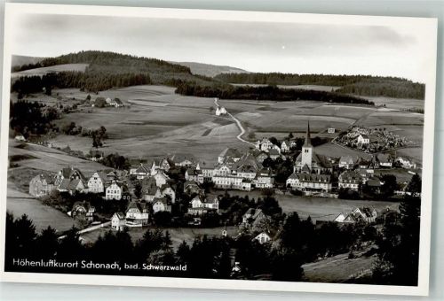 Schonach mit Kirche St. Urban