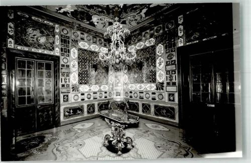 Rastatt Prachtvoller Saal im Schloss Favorite Foto Original aus Archiv eines Ansichtskartenverlags Ort handschriftlich