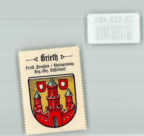Grieth Freist. Preußen Rheinprovinz Reg. Bez. Düsseldorf