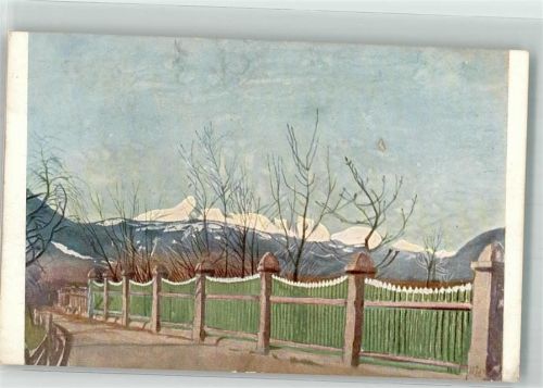 Partenkirchen sign. Reiser Carl Frühlingsmorgen Serie XXV 5
