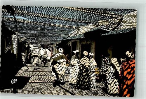 Fes Tracht Marktszene Souks Foto Cap
