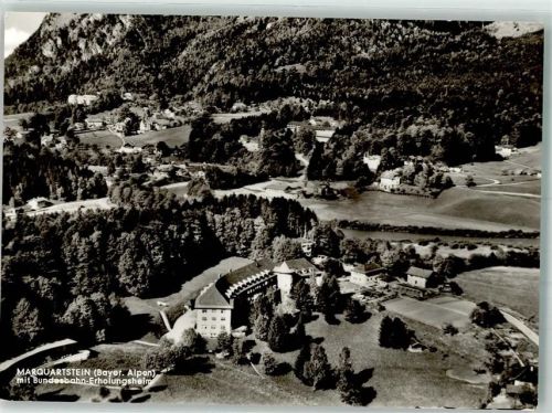 Marquartstein Fliegeraufnahme Bundesbahn-Erholungsheim