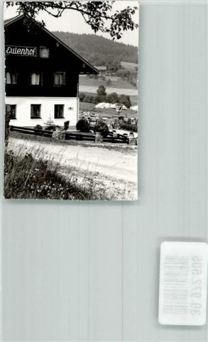 Achslach Gasthaus Eulenhof Ort handschriftlich Foto Original aus Archiv eines Ansichtskartenverlags