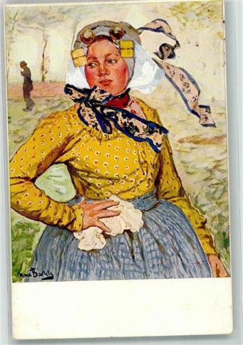 1912 Serie I, 5 von Bartels Im Sonntagsstaat Tracht