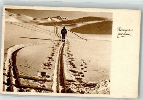 1941 Ski Wandern Winterlandschaft