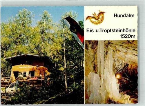 Angerberg Hundalm Eishöhle Forscherhütte Abstieg zur Tropfsteihalle