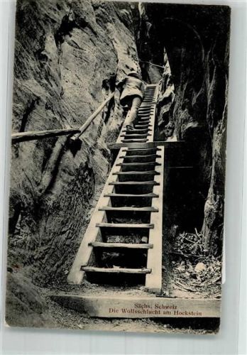 Hohnstein Treppe in der Wolfsschlucht am Hockstein