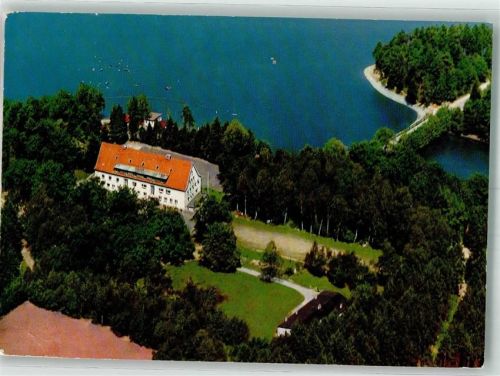 Körbecke 1969 Fliegeraufnahme Jugendherberge Möhnesee