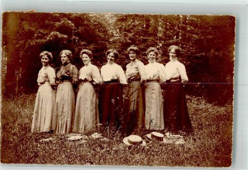 Röthenbach 1910 Ort lt. Stempel Frauen Gruppenfoto
