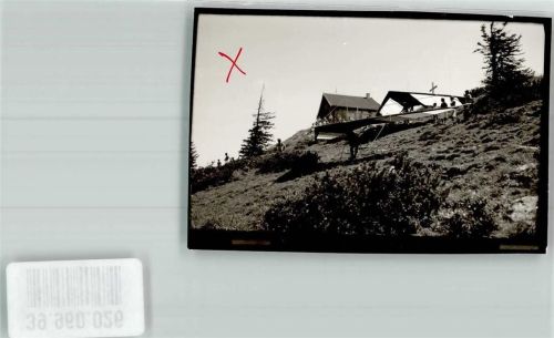 Hochries Gipfelhaus Gasthaus Ort handschriftlich Foto Original aus Archiv eines Ansichtskartenverlags