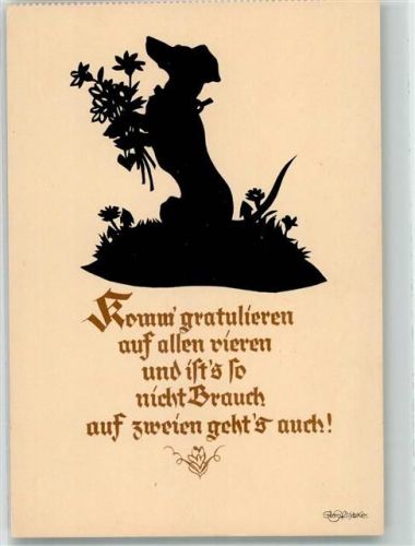 Dackel Blumen Verlag Plischke 362