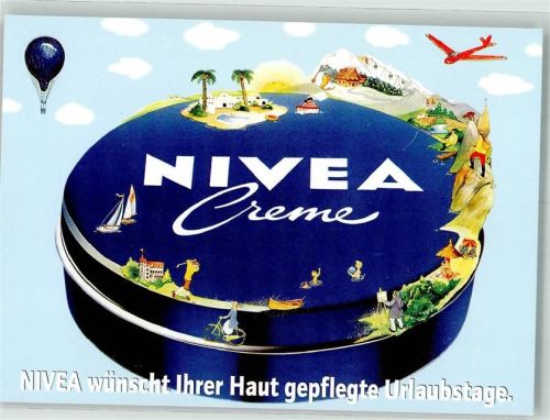 Hamburg Nivea Motiv Ballon Beiersdorf Gratispostkarte