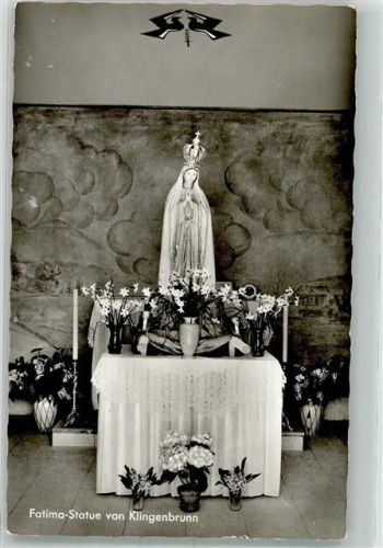 Klingenbrunn Kirche Fatima Statue