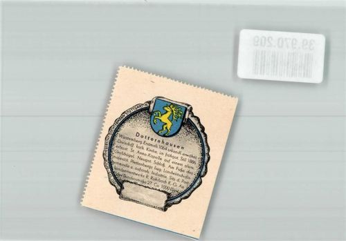 Dotternhausen Wappensammelmarke mit Chronik Nr. 102 Deutscher Heimatdienst