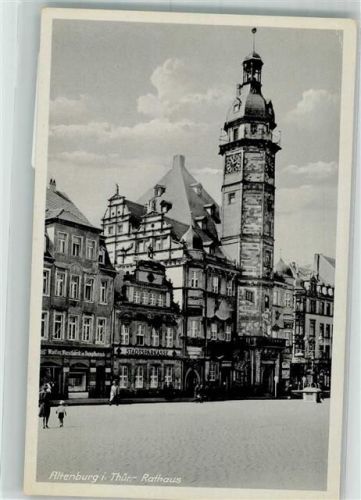Altenburg 1942 Rathaus
