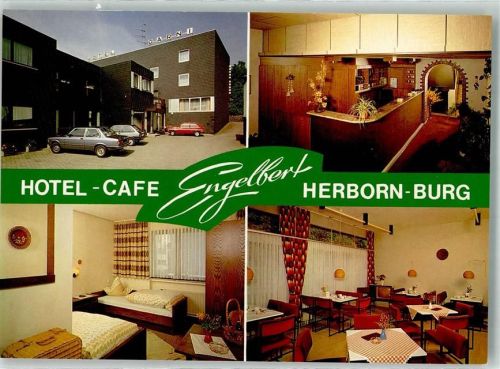35745 W6348 Burg , Dillkr Gebrauchsspuren Hotel Cafe Engelbert
