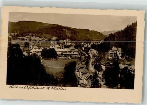 St. Blasien 1932 mit Dom und Kolleg St. Blasien Fotograf Haine