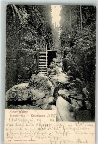 Schreiberhau 1904 Zackelklamm Riesengebirge
