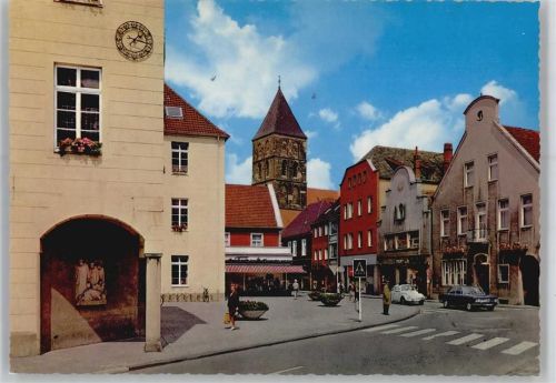 Rheine Stadtkirche VW Käfer Rathaus