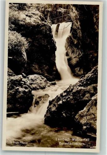 Benediktbeuern Lainbach-Wasserfall Foto Thoma