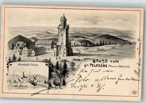 Feldberg 1906 Brunhilden-Felsen