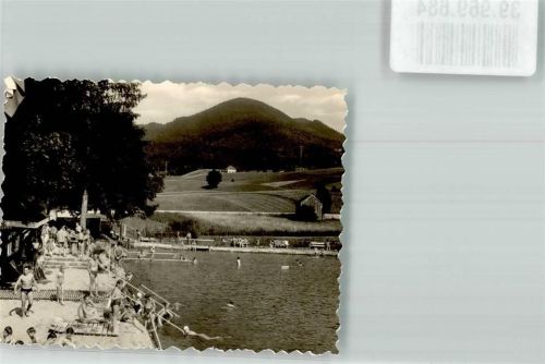 Benediktbeuern Schwimmbad Foto Original aus Archiv eines Ansichtskartenverlags