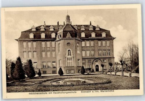 Simbach Englisches Institut, Höhere Mädchen- und Haushaltungschule, Marienhöhe