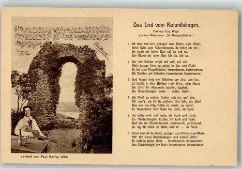 Remagen Das Lied von Rolandsbogen