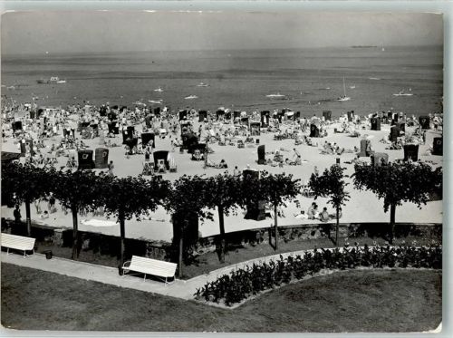 Zoppot Sopot 1964 Gebrauchsspuren Schwimmbad Strand