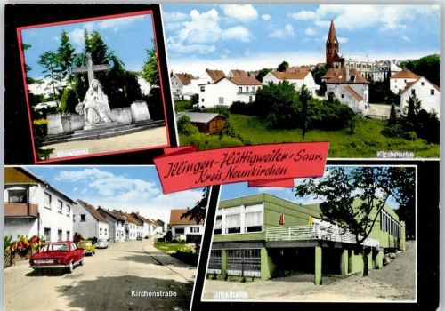 Hüttigweiler Kirchstrasse , Kriegerdenkmal