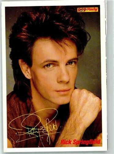 Rick Springfield Bravo Autogrammkarte