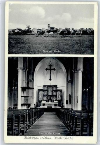 48499 W4442 Salzbergen - Kirche, Teilansicht