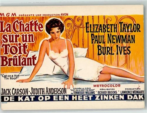 Die Katze auf dem heißen Blechdach Elizabeth Taylor Paul Newmann Burl Ives
