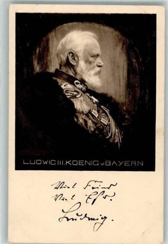 König Ludwig III v. Bayern Landeskomitee Sammlung f. freiwillige Krankenpflege i. Kriege Rotes Kreuz
