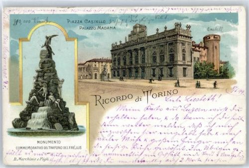 Torino Piazza Castello, Palazzo Madama, Monumento